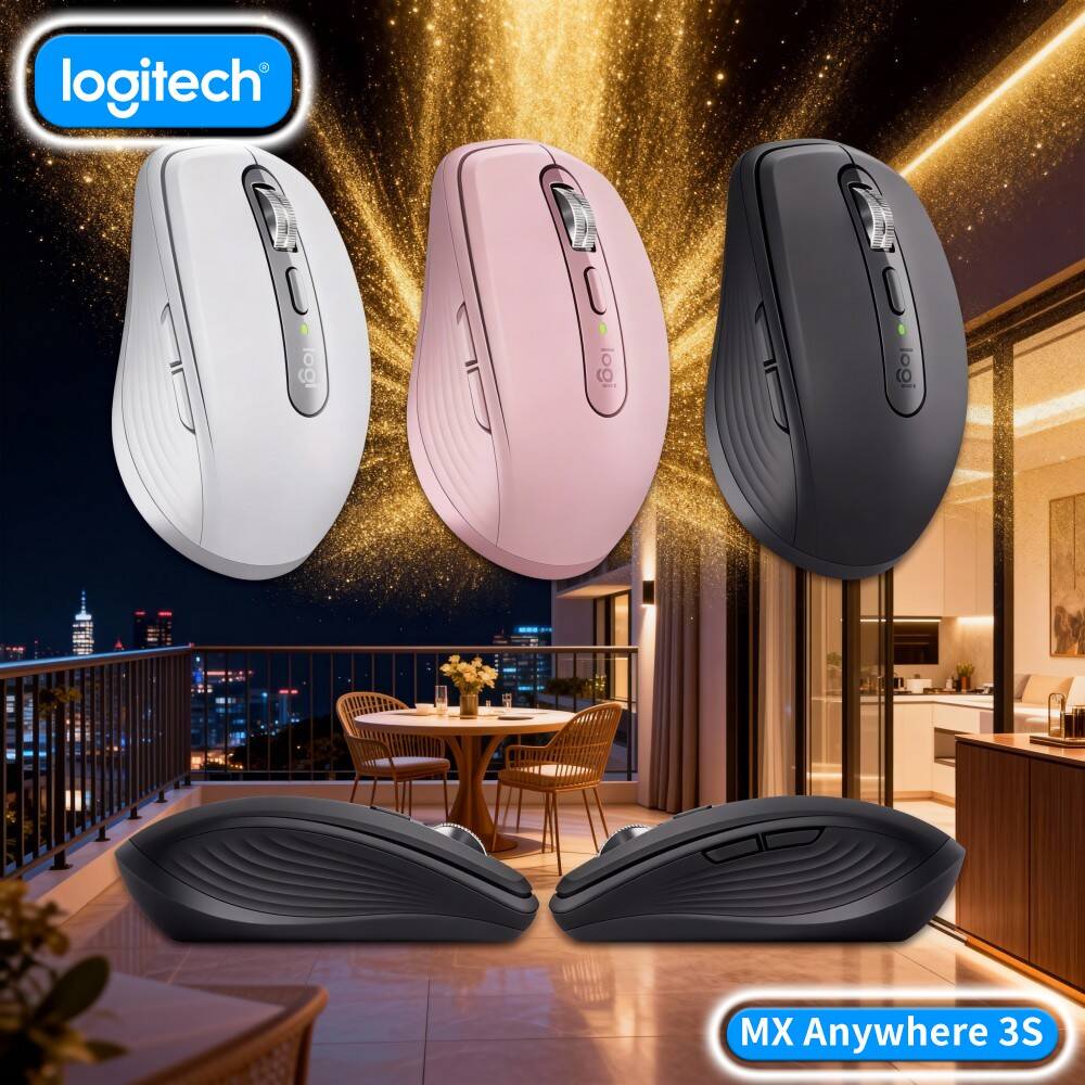 Jewelry Desk Setup - Souris MX Anywhere 3S Premium -