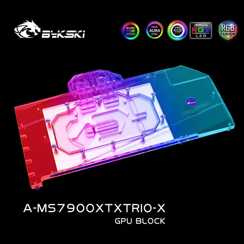 Bykski A-MS7900XTXTRIO-X bloc  - Amd Vga Rx 7900 Xtx avis et prix