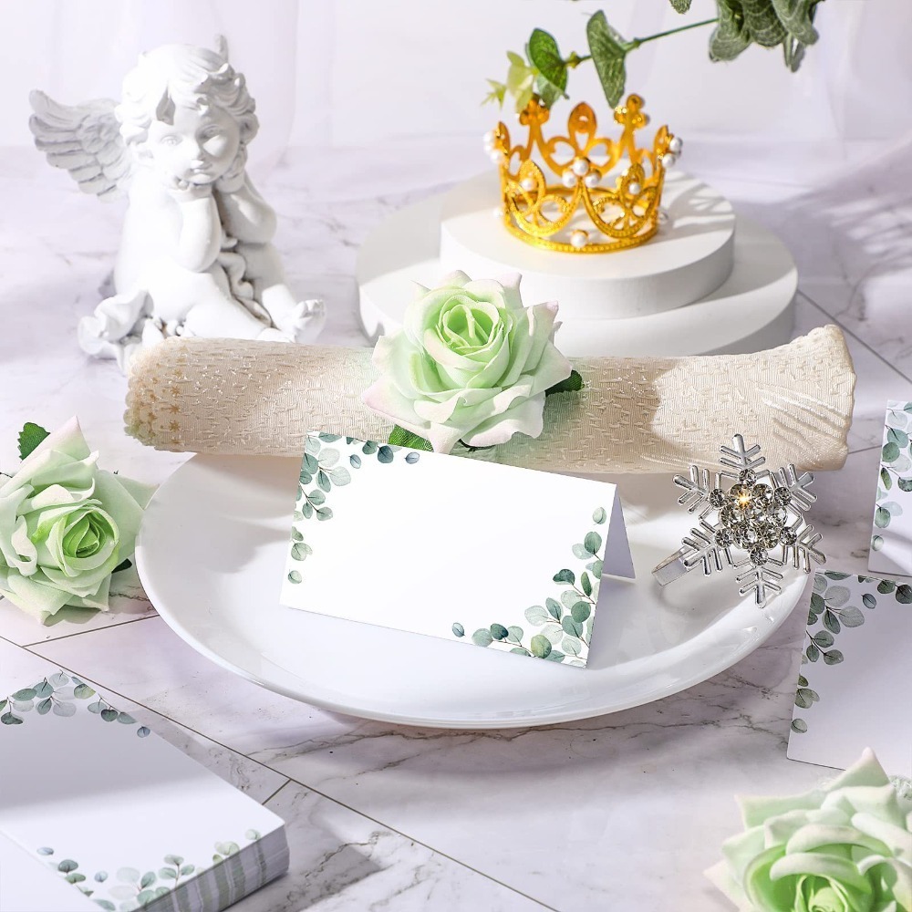 Cartes de place de table en pa - Desk Setup Green avis et prix