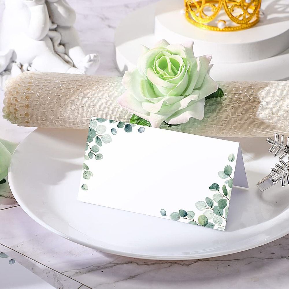 Cartes de place de table en pa - Desk Setup Green avis et prix