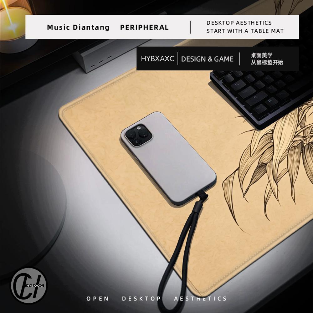 Tapis de Souris HYBXAXC en Bam - Desk Setup Beige avis et prix