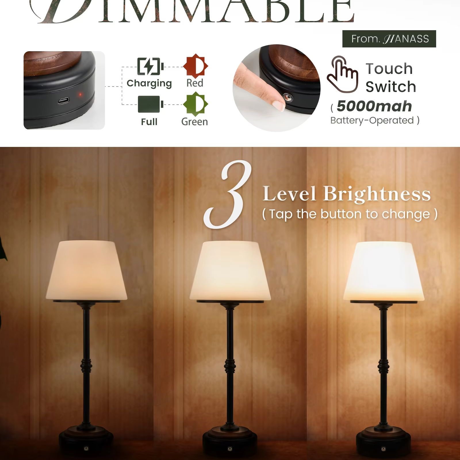 Ensemble de lampes de table sa - Desk Setup Brown avis et prix
