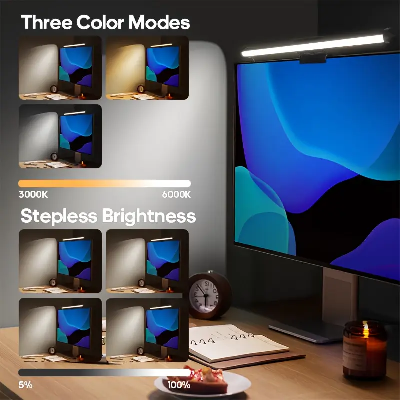 Barre lumineuse RGB pour monit - Desk Setup Modern avis et prix