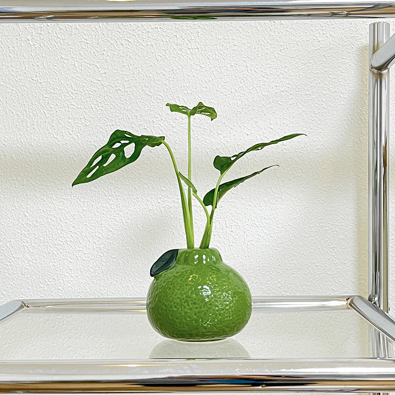 Vase en plastique, vase vert-o - Desk Setup Green avis et prix