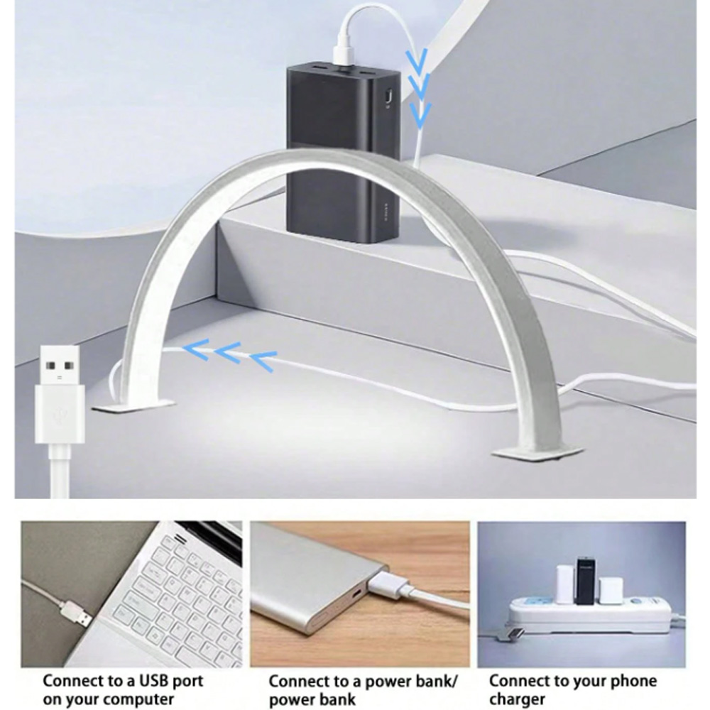 Lampe à ongles 40/66CM, lumièr - Desk Setup Modern avis et prix