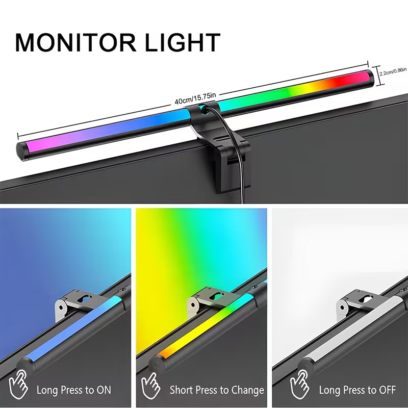 Barre lumineuse LED pour écran - Desk Setup Modern avis et prix