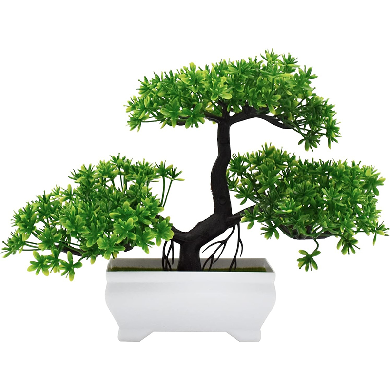 Bonsaï artificiel en plastique - Desk Setup Green avis et prix