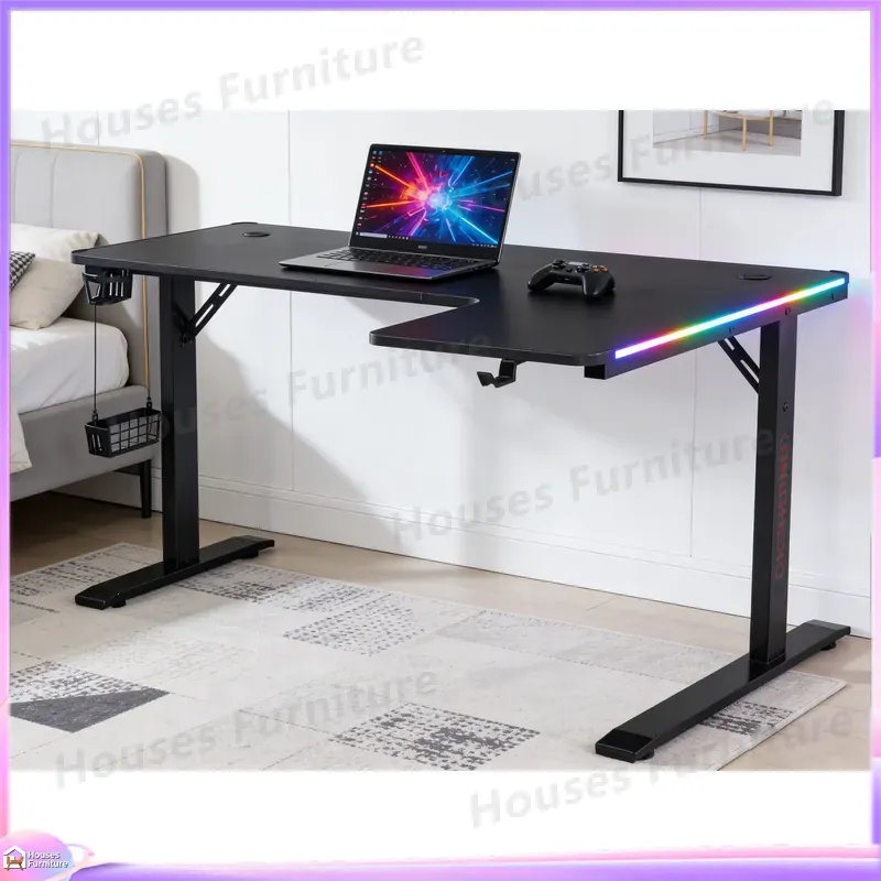 Grand bureau de jeu de 160 cm  - Desk Setup For Office avis et prix