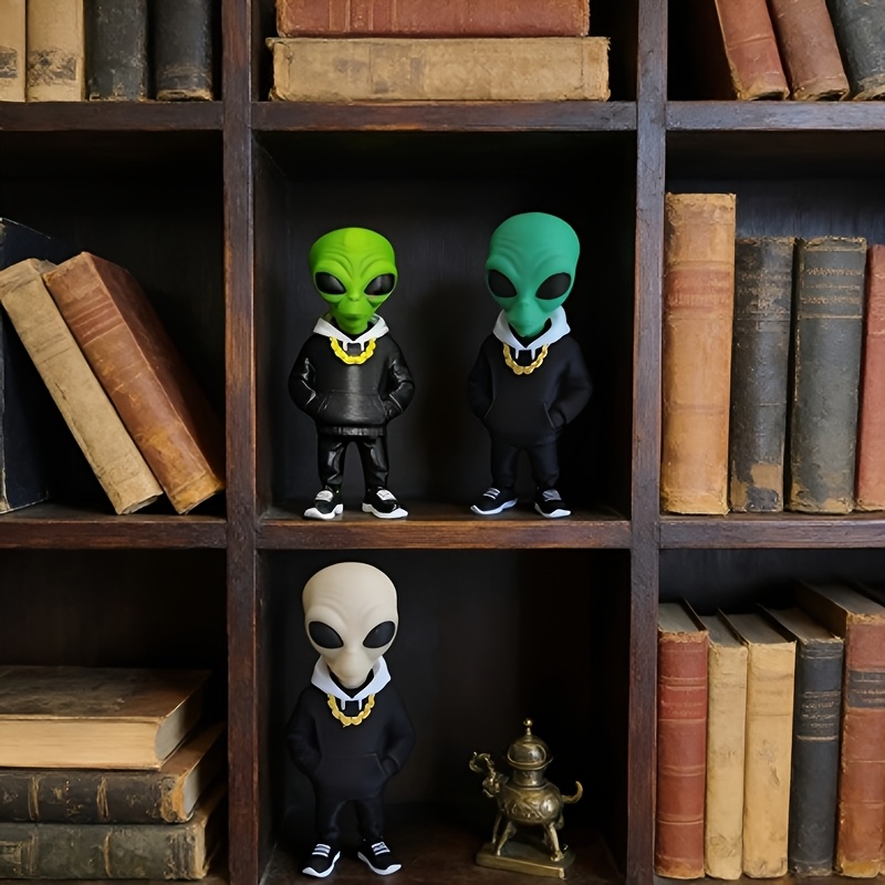 1 figurine d'alien verte avec  - Desk Setup Green avis et prix